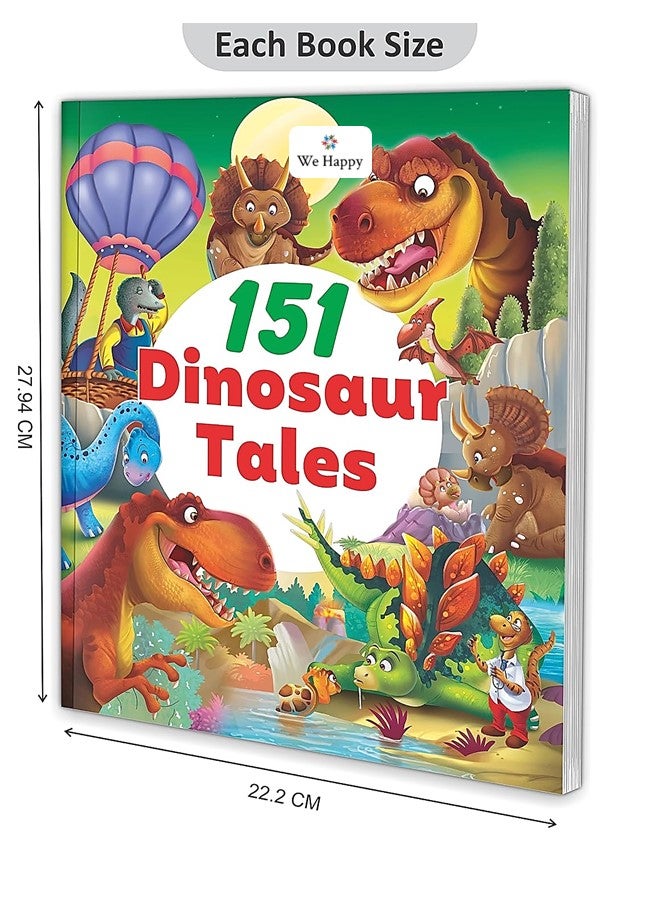 We Happy 151 Dinosaur Tales Story Book Fun and Educational Learning Toy - Image 2