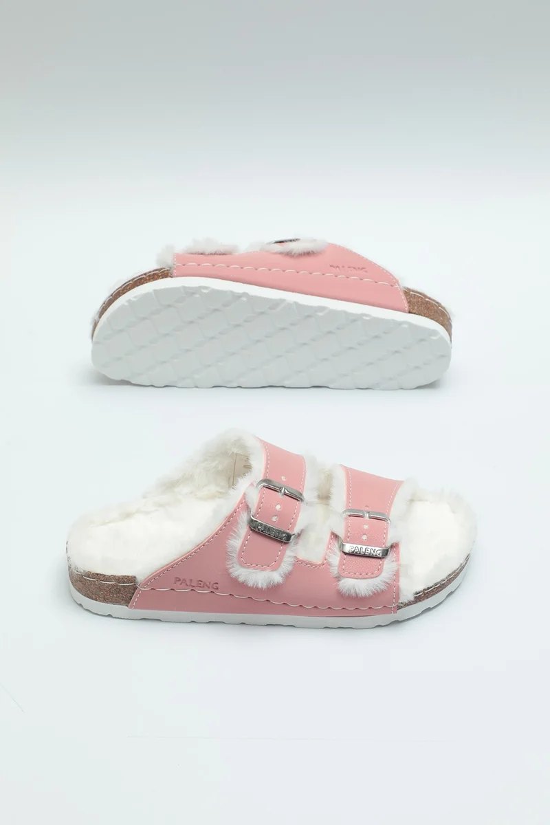 جيزر Paleng Cork Sole Winter Women's Slippers