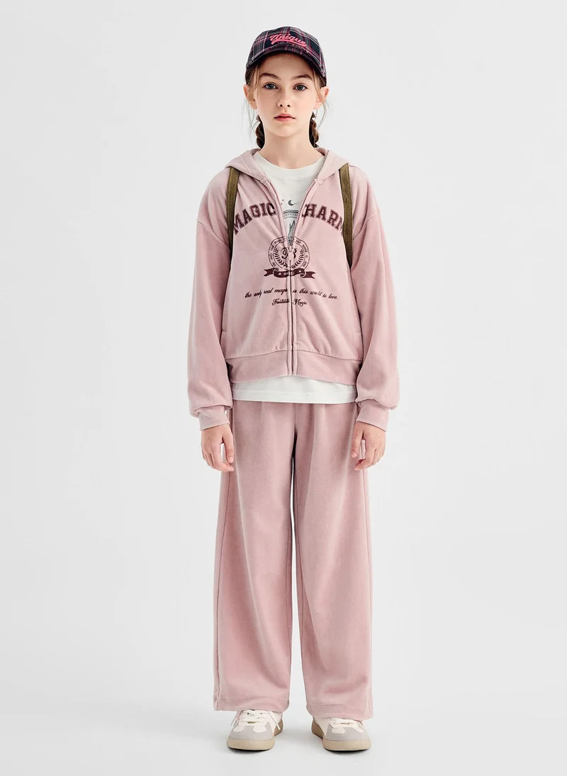 Balabala Kids Girl Knit long sleeve suit
