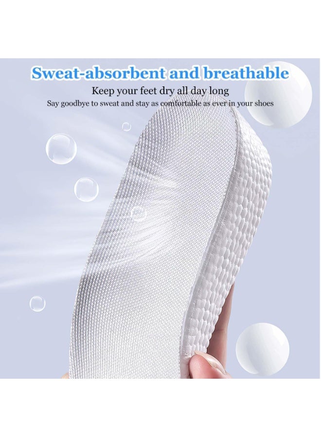 2Pair Orthopedic High Pads, Height Increase Insoles for Men & Women, Arch Support Insoles, Adjustable Heel Lift, Shock Absorption Heel Lift Insole to Make You Talle(Black, 1.37in/3.5cm) - Image 3