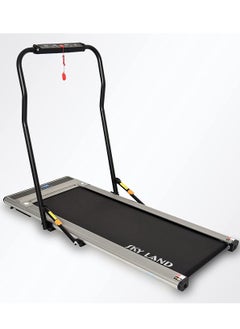 2-in-1 Ultra-Thin Foldable Treadmill | Compact Under Desk Walking & Running Machine with Remote Control, Fit Show App & Digital Display for Home Office Fitness, EM-1263