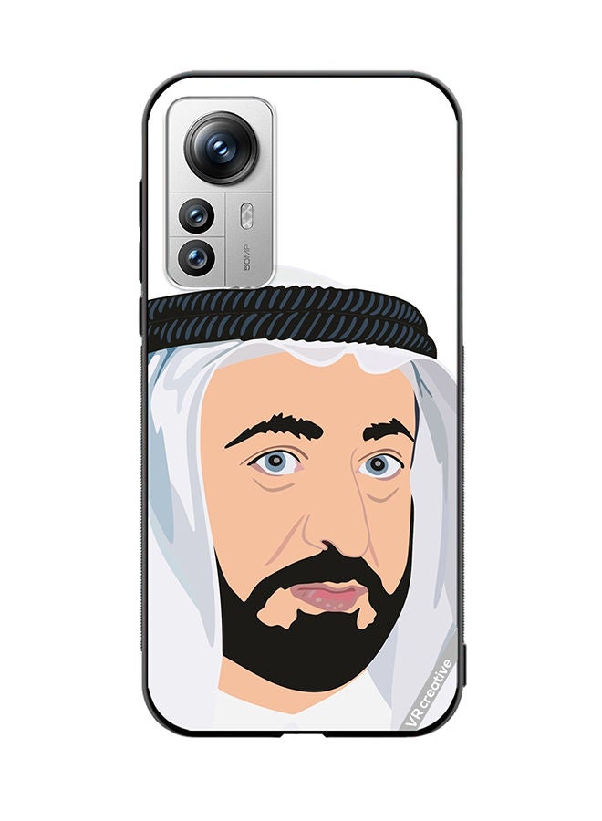VR CREATIVE Protective Case Cover For Xiaomi 12 Pro Sheikh Sultan Bin Mohammed Bin Sultan Al Design Multicolour - Image 1