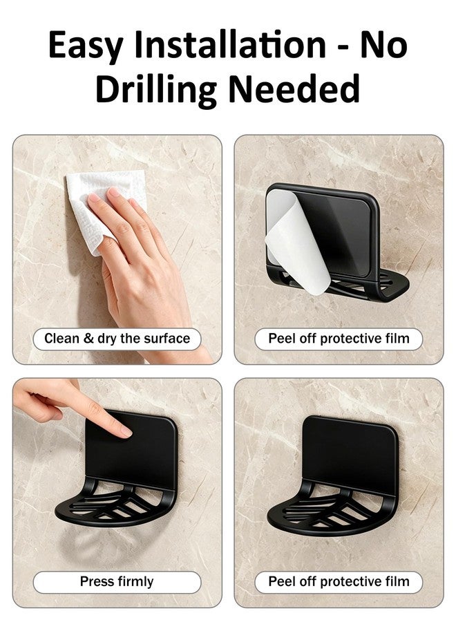 Duseu Sponge Holder for Kitchen Sink, Kitchen Sink Organizer for Sponge Brush Soap, Sink Caddy Sponge Holder with Adhesive, Silicone Sponge Caddy for Kitchen Sink & Bathroom - Image 4