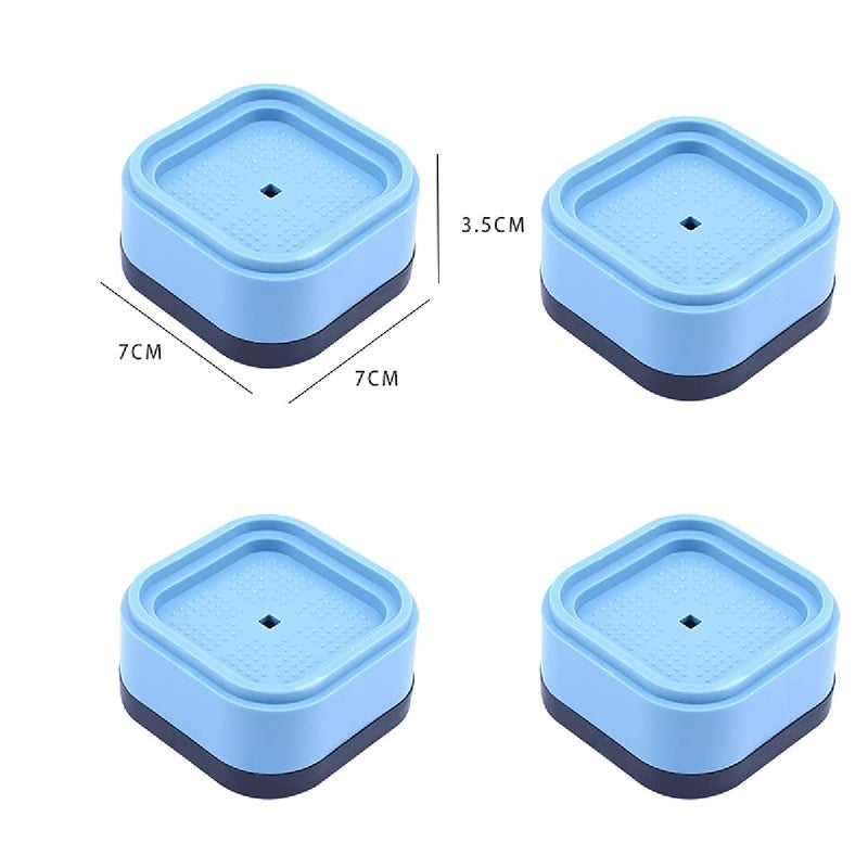 AD GROW Washing Machine Stand Anti Vibration Pads for Washing Machine Non Slip Pads for Washing Machine Washing Machine Foot Pad Rubber Shock Absorber Pack of 4 - Image 5