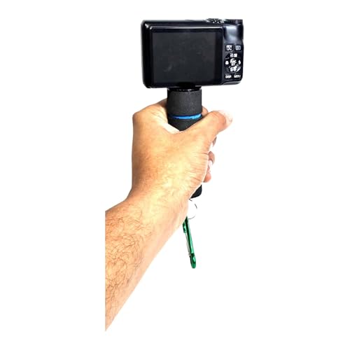 SHOPEE Camera Handle Hand Grip Support Mount Universal Handlegrip Camera Stabilizer with 1/4" Male Screw for Digital Video Camera Camcorder Action Led Video Light Smartphone (1pcs Random Color) - Image 2