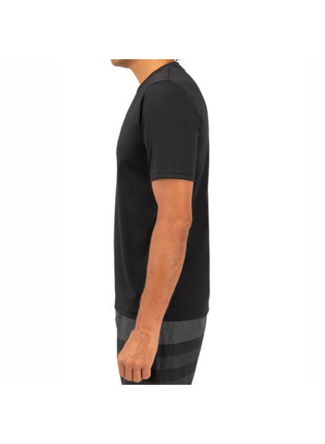 OLAIAN Men's surfing short-sleeve anti-UV WATER T-SHIRT - Black XS - Image 4