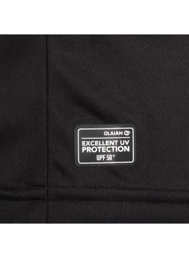 OLAIAN Men's surfing short-sleeve anti-UV WATER T-SHIRT - Black XS - Image 3