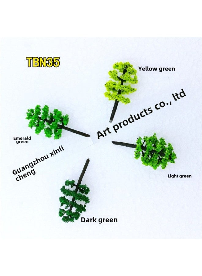 Shaped Tree TBN Plastic Pole Tree Building Model Sand Table Landscaping Tree Profile Model-Color:TB Trunk 9cm  - Image 2