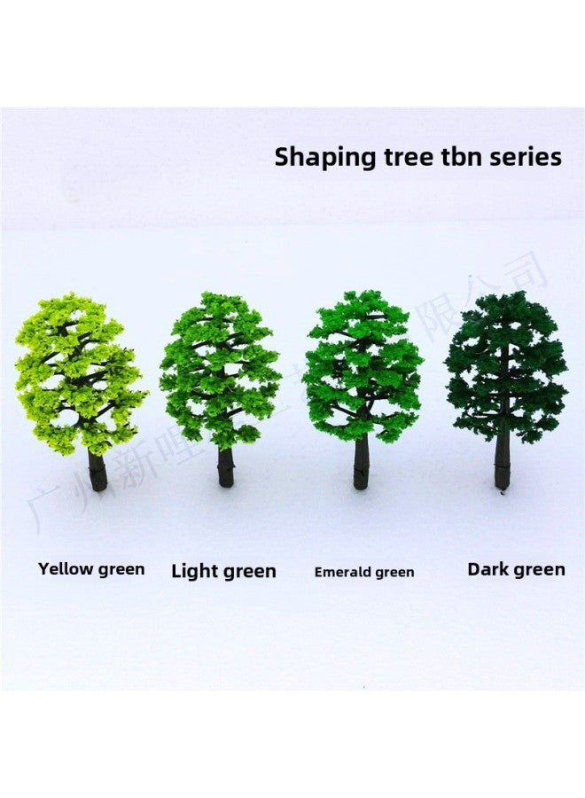 Shaped Tree TBN Plastic Pole Tree Building Model Sand Table Landscaping Tree Profile Model-Color:TB Trunk 9cm  - Image 3