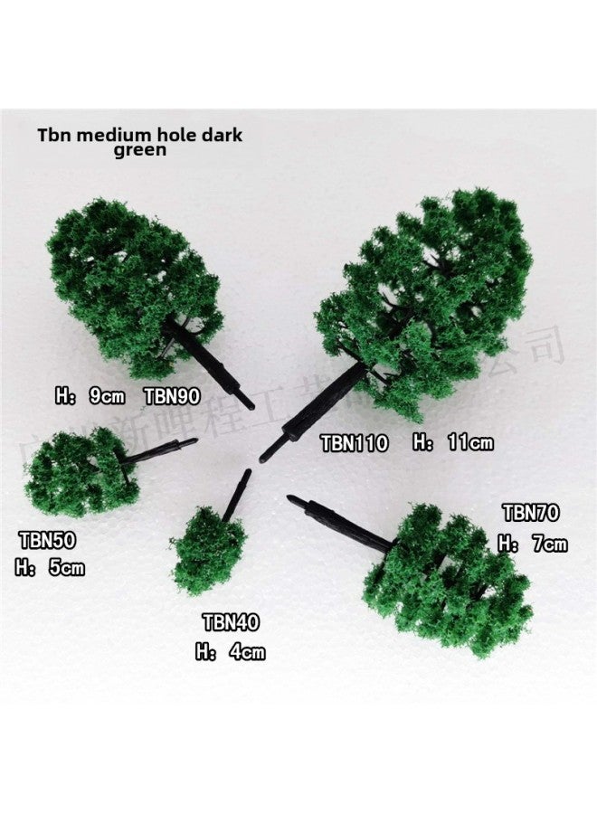 Shaped Tree TBN Plastic Pole Tree Building Model Sand Table Landscaping Tree Profile Model-Color:TB Trunk 9cm  - Image 4