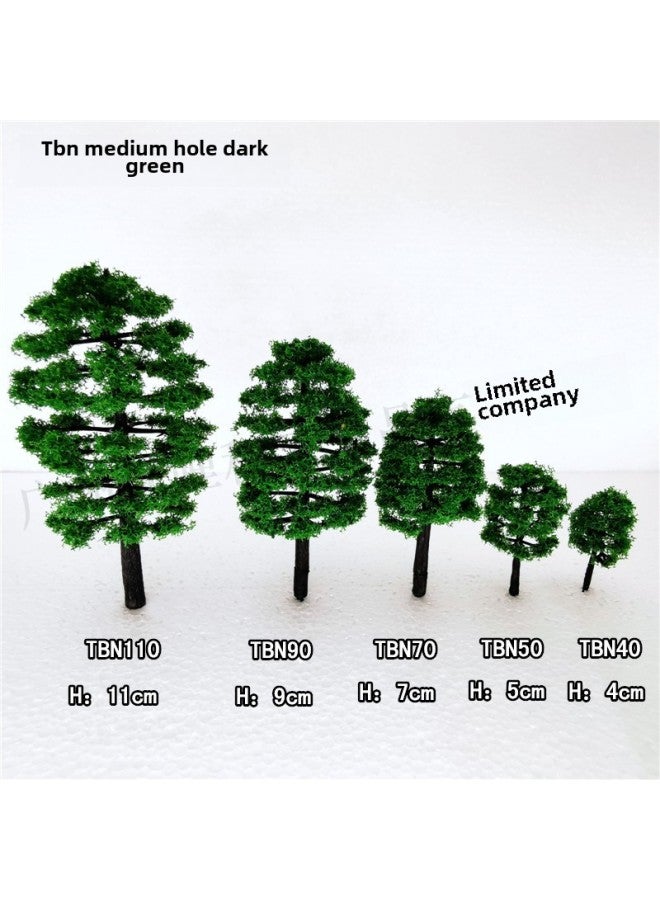 Shaped Tree TBN Plastic Pole Tree Building Model Sand Table Landscaping Tree Profile Model-Color:TB Trunk 9cm  - Image 5
