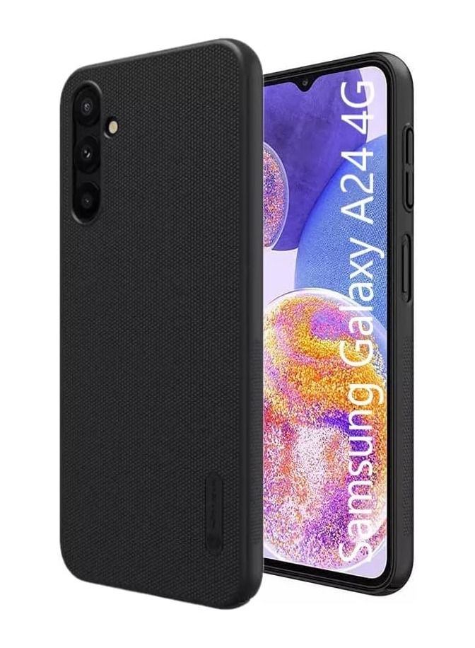 Nillkin Samsung Galaxy A24 4G Case Cover,Super Frosted Shield Pro Matte All-Round Protection Anti-scratch Slim Luxury PC Hard Protection Back Cover for Samsung Galaxy A24 4G Black - Image 1