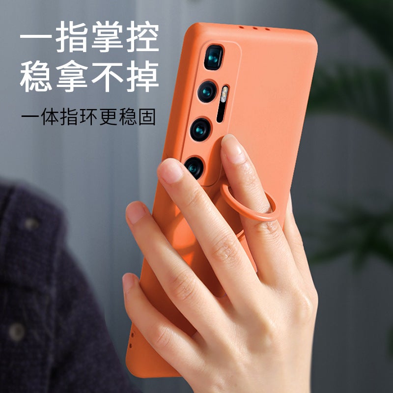 غطاء واقي بسيليكون، مقاوم للصدمات لـ Xiaomi 15 Pro، أحمر، حامل قائم بوظيفة حامل من السيليكون باللون الأحمر عملي للاستخدام المتكرر خفيف الحمل سهل الحمل - Image 4