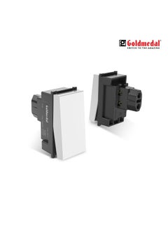 GOLD MEDAL Goldmedal Air Aura 10 Ampere One way Switch White Pack of 20  - Image 3