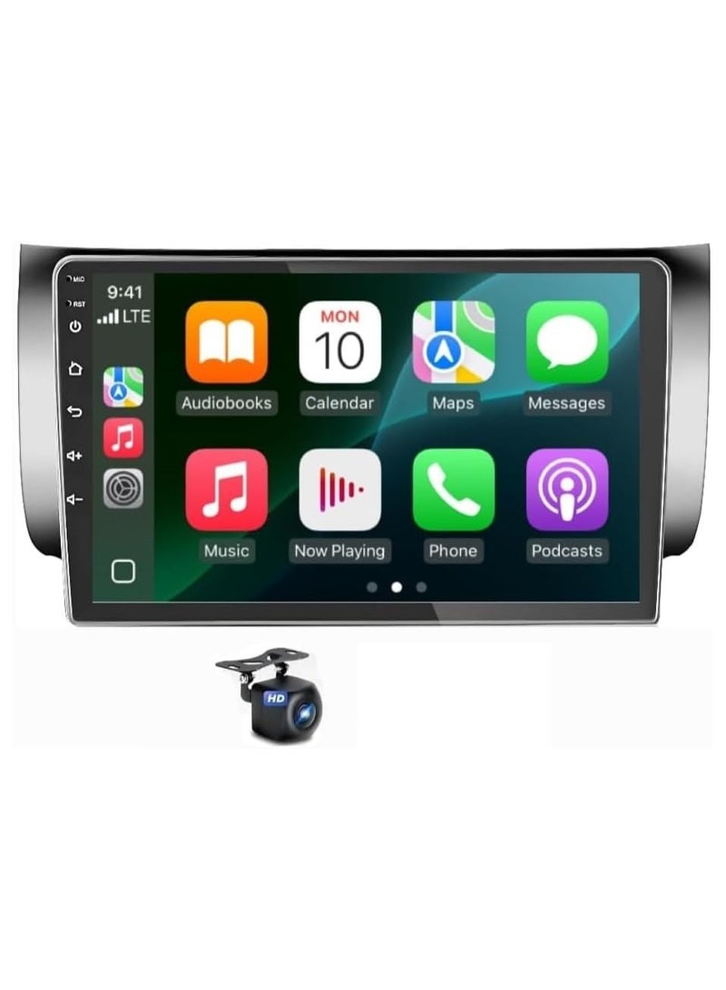 شيزا ستار ستيريو سيارة أندرويد لنيسان سنترا تيدا 2012-2019 1 جيجابايت رام 32 جيجابايت روم مرآة لينك واي فاي BT، راديو GPS الملاحة، شاشة تعمل باللمس IPS 10 بوصة مع كاميرا AHD متضمنة - Image 1