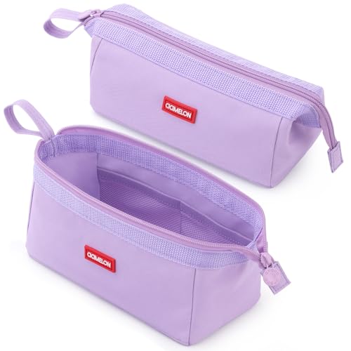 CICIMELON Pencil Case Large Capacity Pouch Pen Bag for School Teen Girl Boy Men Women (Purple) - Image 1