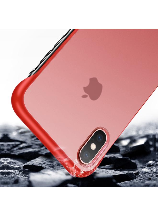 S-TOP Case For iPhone XS Max Frosted Anti-skidding TPU Protective Case with Metal Ring - Image 3
