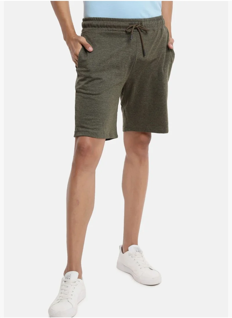 Campus Sutra Elasticated waist shorts