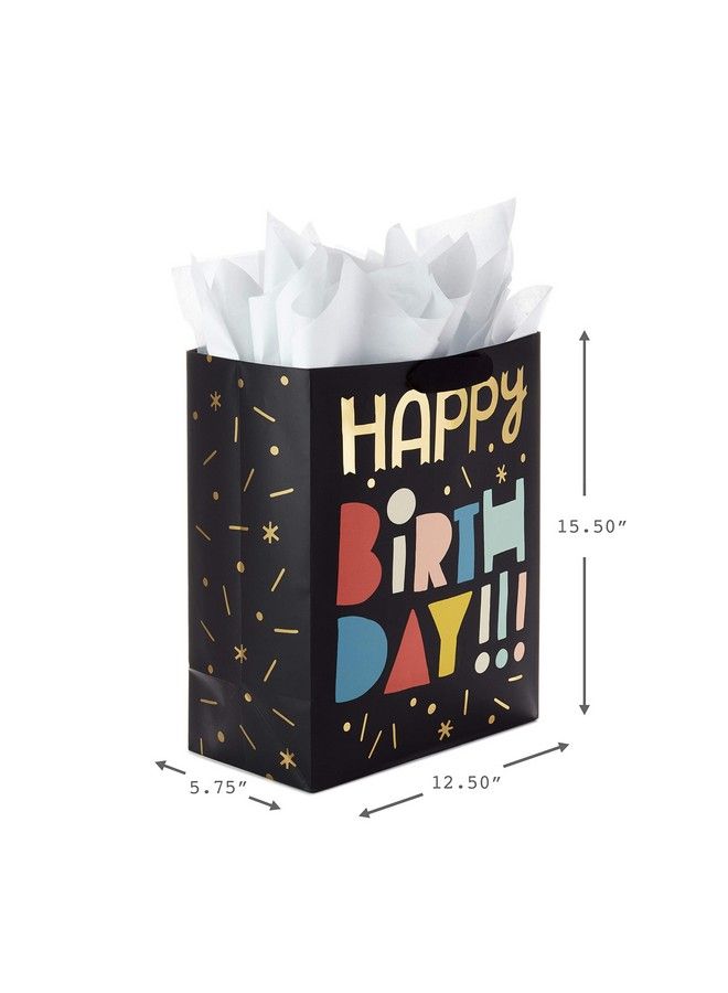Hallmark Celebrate Gift Bags Assortment With Tissue Paper (Pack Of 3: 2 Large 13" And 1 Medium 7" Gift Bags For Birthdays Baby Showers And More) - Image 4