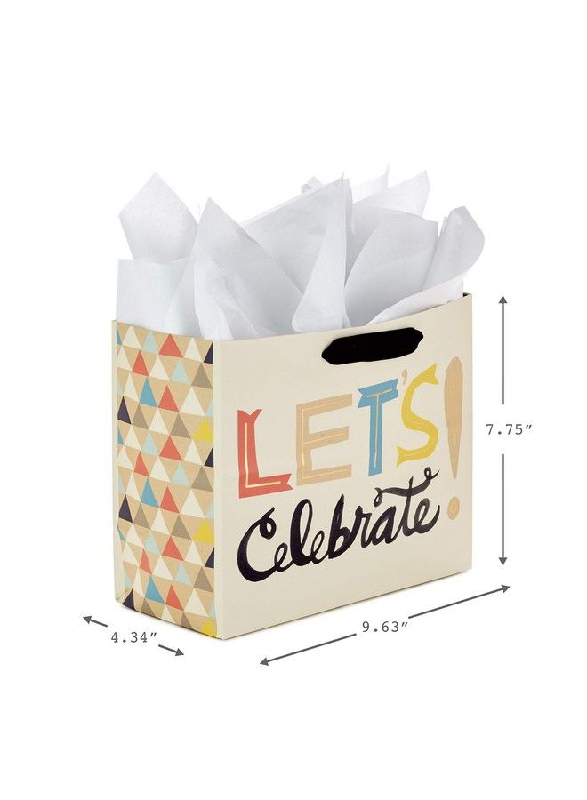 Hallmark Celebrate Gift Bags Assortment With Tissue Paper (Pack Of 3: 2 Large 13" And 1 Medium 7" Gift Bags For Birthdays Baby Showers And More) - Image 5