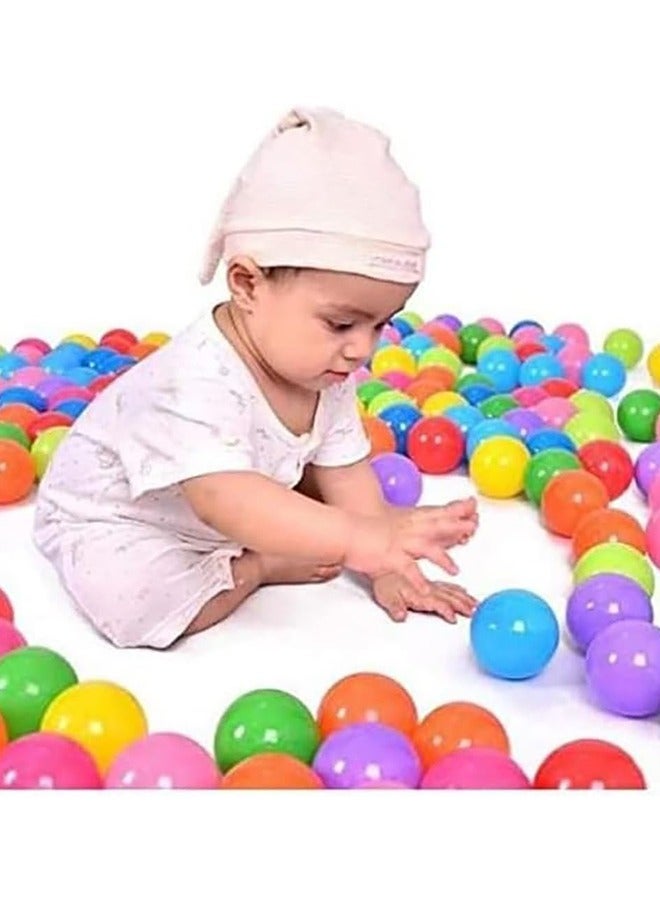 SKY-TOUCH 100 Pieces Each Pack Of Soft And Colorful Plastic Ocean Balls Ideal To Fill Indoor And Outdoor Playpen Ball Pits And Playhouse For Babies Toddlers And Kids - Image 2