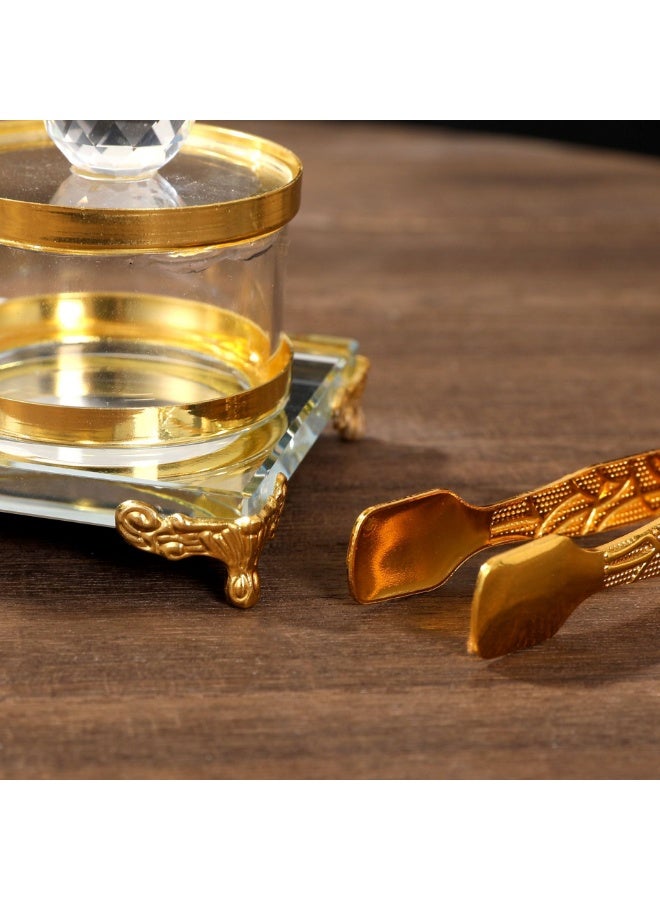 شمعدان فرن شموع عطرية من الكريستال العربي | شمعة عطرية ثنائية الاستخدام + شمعة + بخور | تجهيزات تزيين حفلات المهرجانات - Image 3