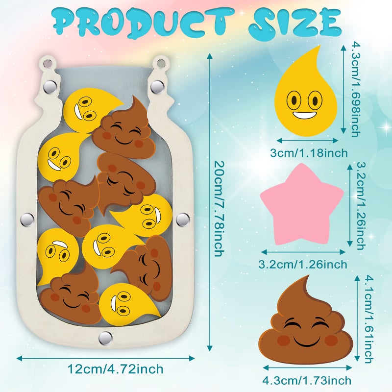 Qunclay Reward Jar for Kids Pot Training Reward Jar Classroom Incentive Good Behavior Responsibility Chart for Christmas Boys Girls Gift(Fresh Style) - Image 2