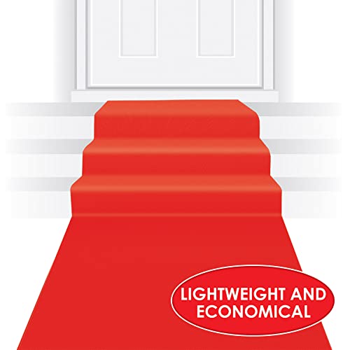 Beistle Red Polyester Carpet Runner - Image 2