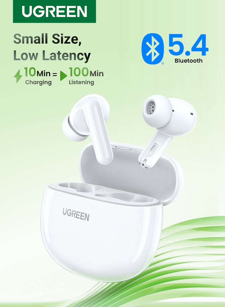 Ugreen HiTune P3 Wireless Earbuds, iPhone 16 Bluetooth 5.4 Headphones, 12mm Drivers, 28H Playtime, USB C Fast Charging, 2-Mic Noise Cancelling for Clear Calls, IPX5 Waterproof, Dual Device Connection - Image 1