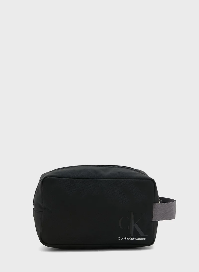 Calvin Klein Jeans Logo Toiletry Bag