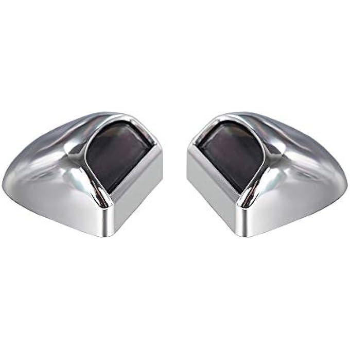 HERCOO Pack Of 2Pc License Plate WStep Bumper Lamp Lens For 19992005 Silverado Sierra  Chrome - Image 1