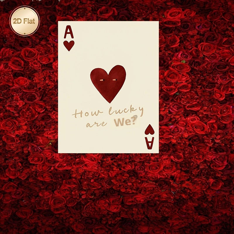 Framed Canvas Print - Heart Smiley Face and 'How Lucky We Are?' Quote - Image 4