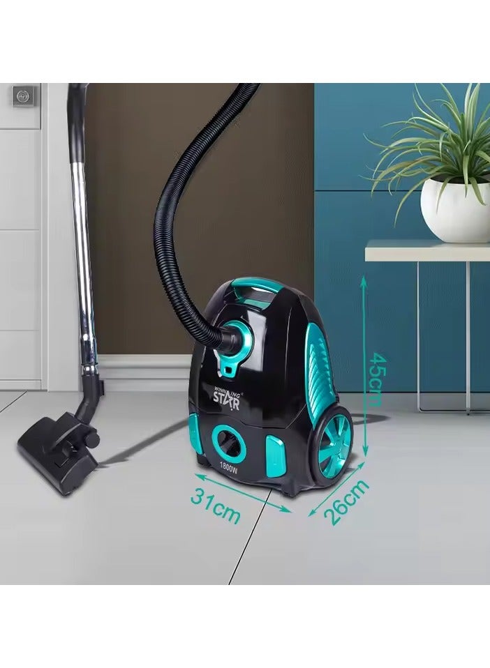 Star Winning Star Vacuum 1800 W 4L Dry Canister Vacuum Cleaner | Powerful Suction for Effortless Cleaning  - Image 3