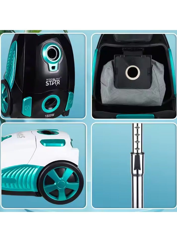 Star Winning Star Vacuum 1800 W 4L Dry Canister Vacuum Cleaner | Powerful Suction for Effortless Cleaning  - Image 4