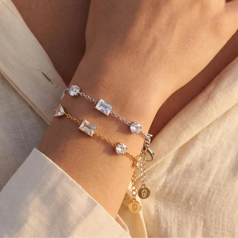 Liu Jo Liu Jo Bloom Bracelet Pair (Gold + Silver)
