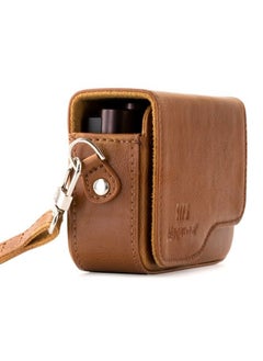MegaGear Canon Powershot G9 X Mark Iı G9 X Leather Camera Case With Strap Brown Mg655  - Image 2