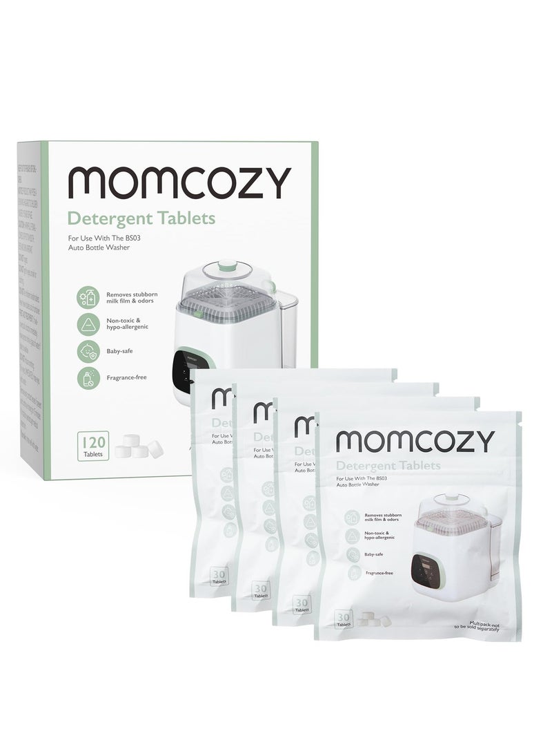 Momcozy Official Washing Block for Momcozy KleanPal Pro Baby Bottle Washer, 120 Detergent Tablets - Image 1