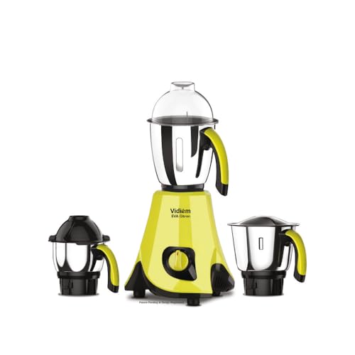 VIDIEM فيدييم إيفا سيترون ميكسر جرايندر 650W مع 3 جرار (1.5L, 0.75L, 0.4L) | محرك ARIA Cool Tec | جرار ذات قفل ذاتي | شفرات متوازنة ديناميكيًا | ضمان محرك لمدة 5 سنوات | أخضر - Image 4