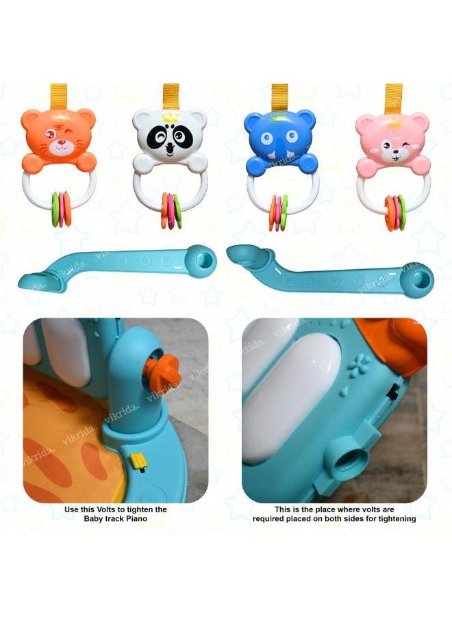 Play Musical Keyboard with Hanging Rattlers Toys