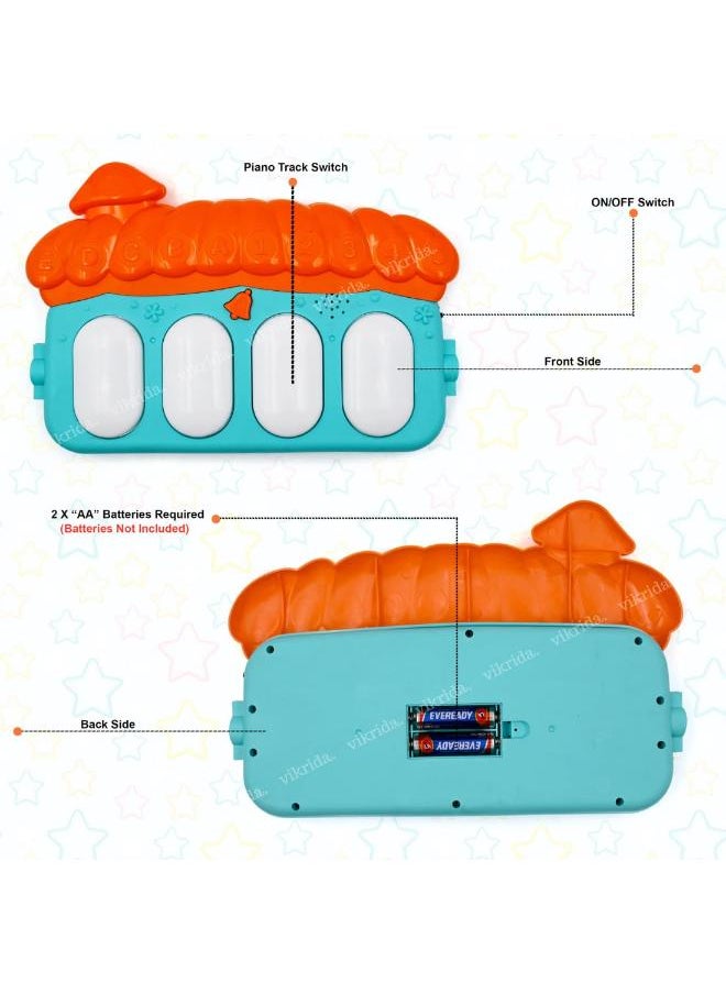 Play Musical Keyboard with Hanging Rattlers Toys