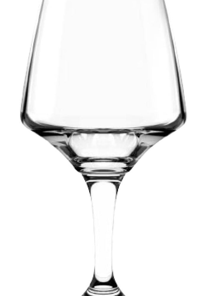 Ocean Craftmhan Stemware Glass, 390Ml, Set Of 6, Clear, 529B14, Stemmed Wine Glass, Wine Goblet, Stemmed Glassware, Craftmhan Wine Glass - Image 1
