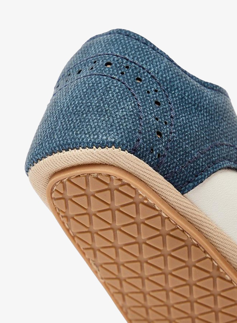 Barefeet Booties With Hook & Loop, Panelled Design - Image 5