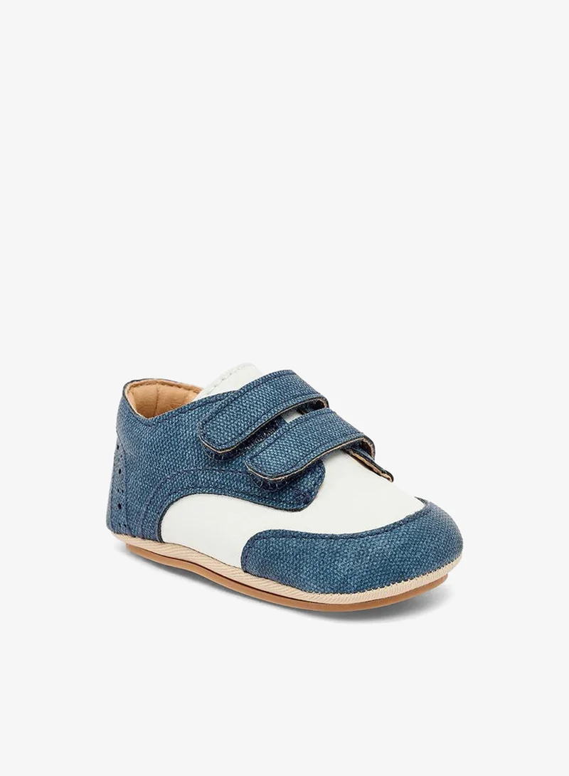 Barefeet Booties With Hook & Loop, Panelled Design