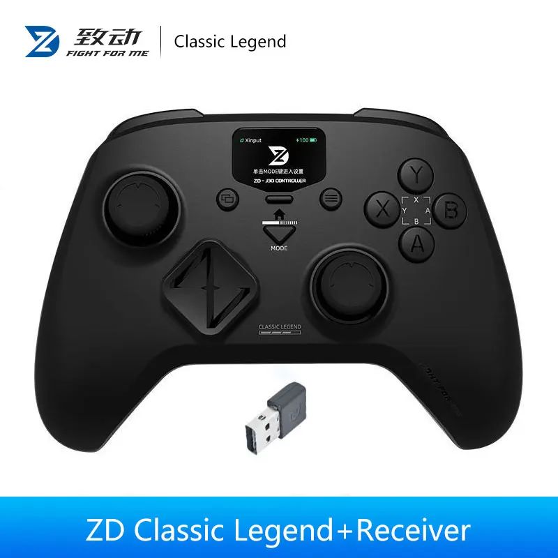 ZD Classic Legendary Elite Modular Gaming Controller, Hall Sensor, Switch/Switch2/PC/NS/TV/Steam, Bluetooth, Black - Image 1