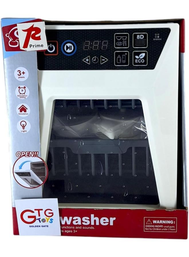 GTG TOYS Lightup Toy Dishwasher Playset - Image 1