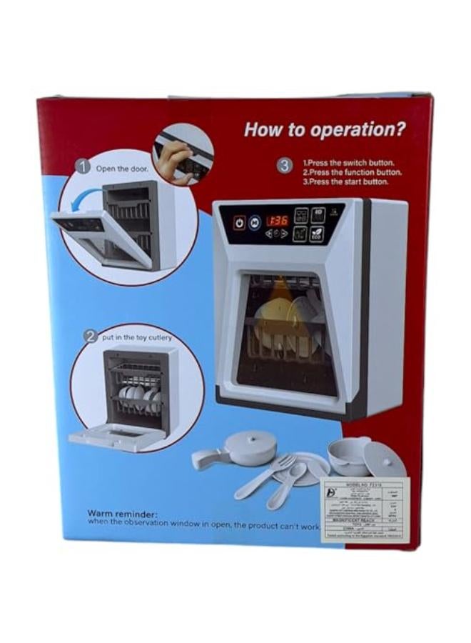 GTG TOYS Lightup Toy Dishwasher Playset - Image 4