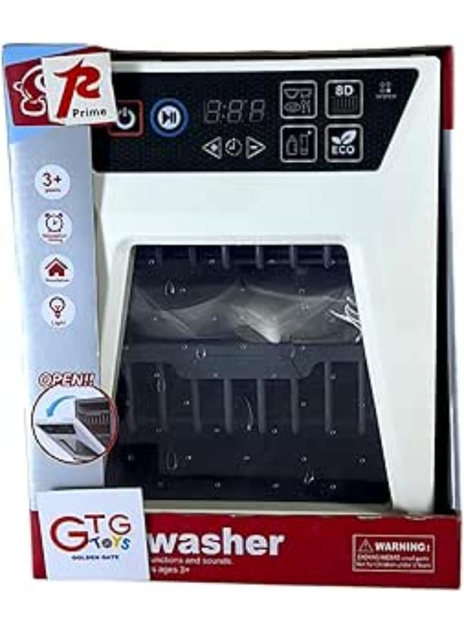 GTG TOYS Lightup Toy Dishwasher Playset - Image 3