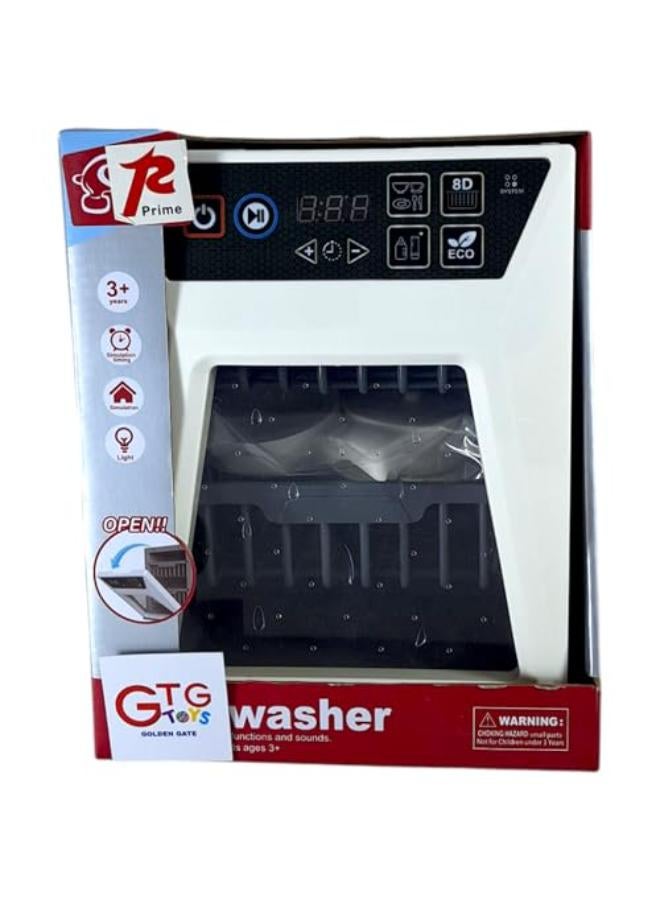 GTG TOYS Lightup Toy Dishwasher Playset - Image 2
