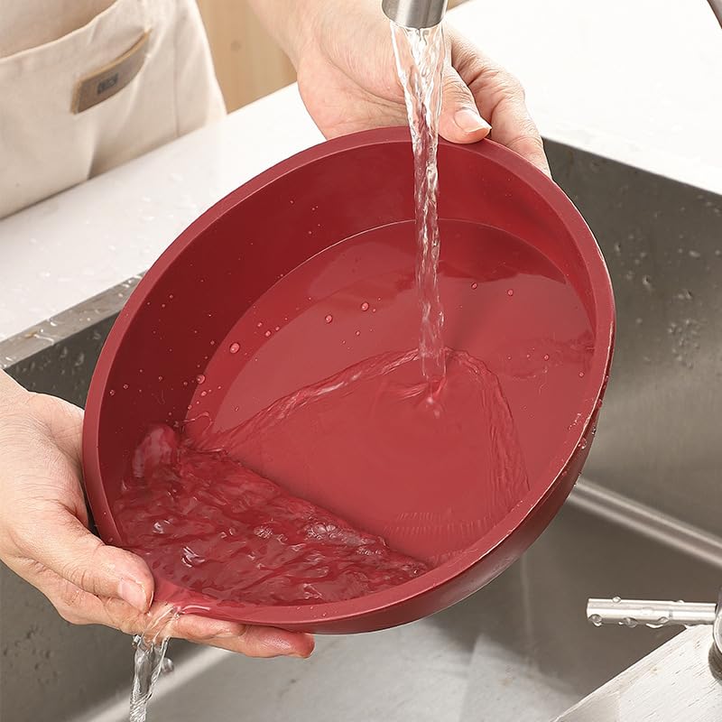 KOOTIPS Baking Silicone 10-Inch Round Cake Pan Baking Mold, BPA Free, Non-Stick European-Grade Silicone, 2.16-Inches Deep - Image 5
