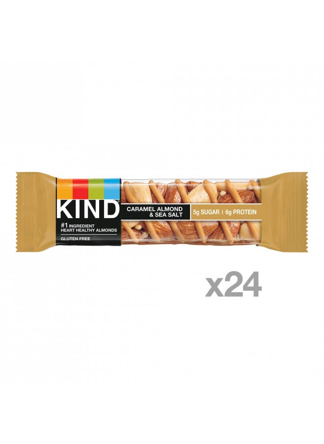 KIND Bars, Caramel Almond & Sea Salt, Healthy Snacks, Gluten Free, Low Sugar, 6g Protein, 24 Count - pzsku/Z14682494A25AFC699573Z/45/_/1727378323/6d04bd2c-eb79-4025-9e5c-b27eb08a61b4